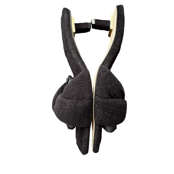 Good American Women's Black Terry Kickstand Low Heel Slide Sandals NWOB size 7.5 - Picture 5 of 6